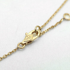 Van Cleef&Arpels(반클리프앤아펠) VCARN59N00 18K 옐로우 골드 커넬리언 스위트 하트 목걸이 썸네일 3