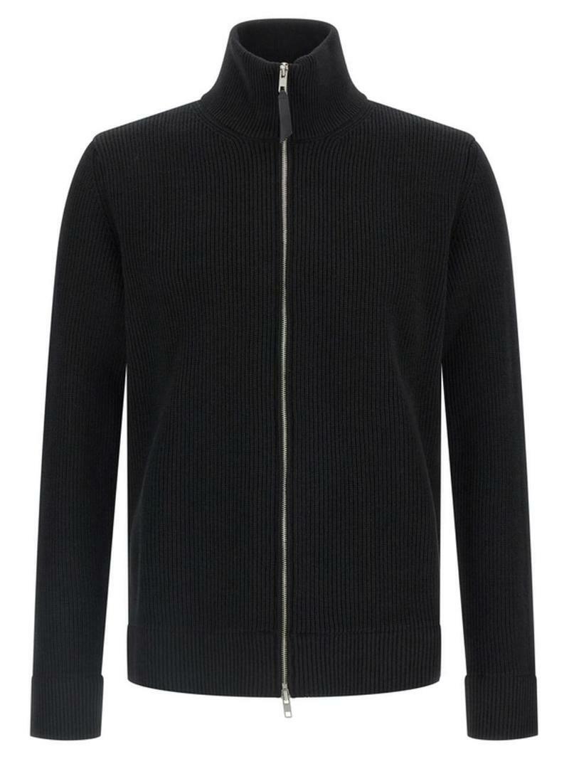 오늘출고 Maison Margiela 백 스티치 울 블랜드 집업 가디건 - Maison Margiela