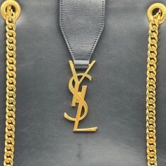생로랑 YSL 체인 숄더백 블랙 금장  썸네일 6