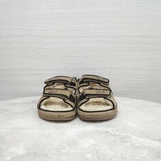[럭스유] 36.5 / 샤넬 CC로고 시어링 벨크로 샌들 G35927 썸네일 1