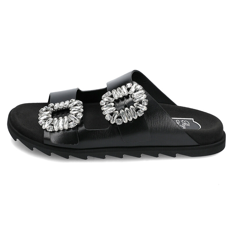 국내배송 26FW 로저비비에 슬라이디 비브 뮬 슬리퍼 RVW45818820 BSS B999 - Roger Vivier