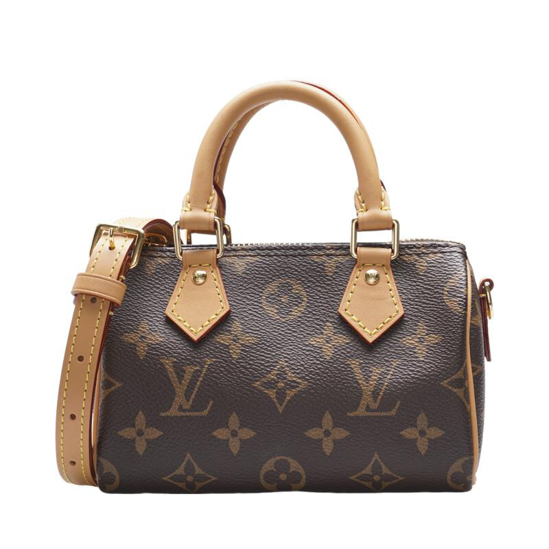 베이지 모노그램 스피디 나노 토트백 - Louis Vuitton