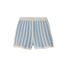 키즈 메킬레인 MEKYLANE 크로셰 코튼 숏츠 블루 스트라이프 26S_S0259 MEKYLANE BLUE 썸네일 1
