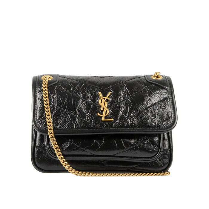 [로로모다] 생로랑 니키 베이비 빈티지 레더 여성 숄더백 / 846087-0EN07-1000 - Saint Laurent
