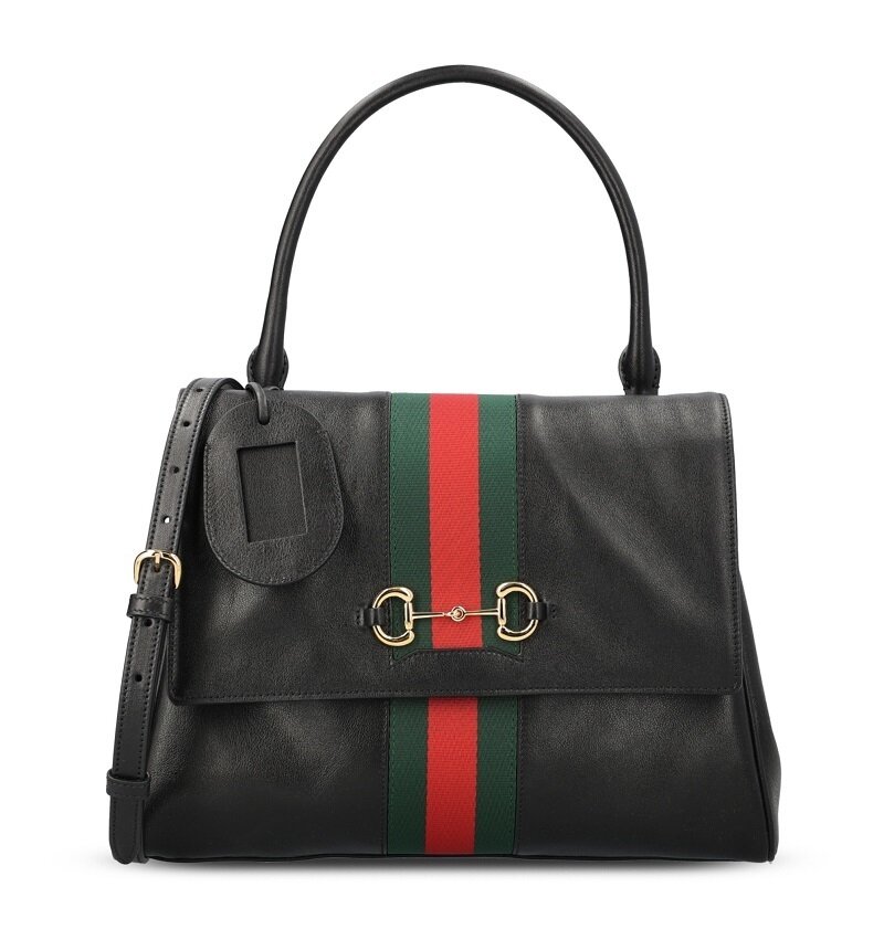 [비엔비명품관] GUCCI 구찌 여성 파파라초 미디엄 탑 핸들백 토트백 숄더백 - Gucci