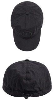 [스톤아일랜드] 26SS 컴퍼스 패치 나일론 메탈 볼캡 블랙 모자 L1S159100011 S0076 V0029 / TFS 썸네일 3