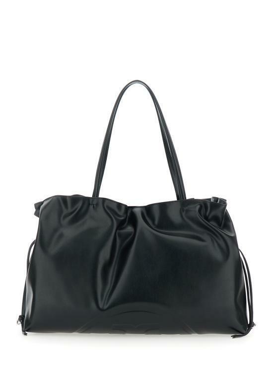 26FW 토리버치 엘라 나투라 엠보스드 토트 백 178767 001 BLACK DOM - Tory Burch
