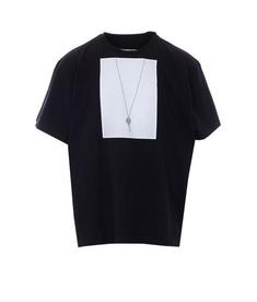 26SS MM6 메종마르지엘라 반팔 티셔츠 SH0GC0068 M20050 900 BLACK DOM 썸네일 1
