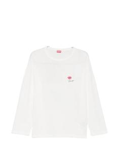 26FW 겐조 긴팔 티셔츠 FG6 2TL359 4SK 02 OFF WHITE DOM 썸네일 1
