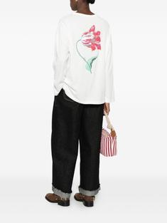26FW 겐조 긴팔 티셔츠 FG6 2TL359 4SK 02 OFF WHITE DOM 썸네일 2