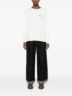 26FW 겐조 긴팔 티셔츠 FG6 2TL359 4SK 02 OFF WHITE DOM 썸네일 3