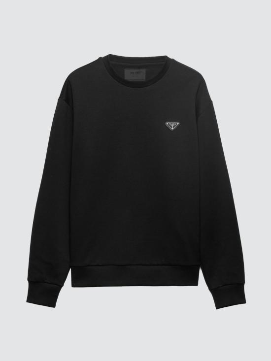 26FW 프라다 긴팔 티셔츠 UJL90B 11OQ F0002 BLACK DOM - Prada