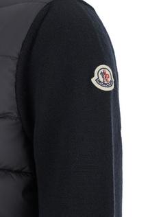 26FW 몽클레어 패딩 울 집업 가디건 9B00036 M1131 999 BLACK DOM 썸네일 3