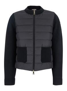 26FW 몽클레어 패딩 울 집업 가디건 9B00036 M1131 999 BLACK DOM 썸네일 1