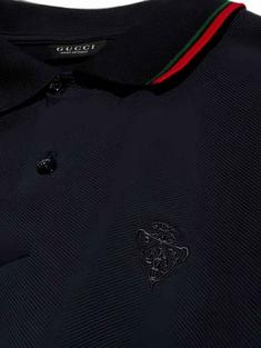 26FW 구찌 폴로 티셔츠 872471 XJHX6 4816 DARK BLUE DOM 썸네일 2