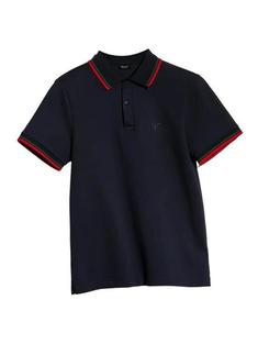 26FW 구찌 폴로 티셔츠 872471 XJHX6 4816 DARK BLUE DOM 썸네일 1