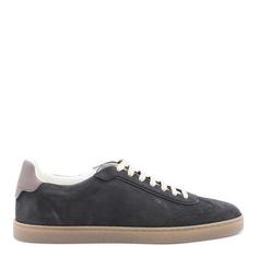 26FW 브루넬로 쿠치넬리 스웨이드 스니커즈 MZUMGLJ336 CLV06 BLACK DOM 썸네일 1