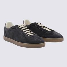 26FW 브루넬로 쿠치넬리 스웨이드 스니커즈 MZUMGLJ336 CLV06 BLACK DOM 썸네일 4
