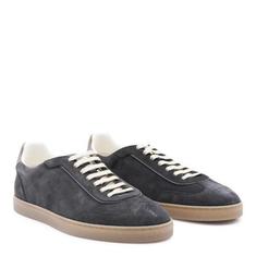 26FW 브루넬로 쿠치넬리 스웨이드 스니커즈 MZUMGLJ336 CLV06 BLACK DOM 썸네일 3