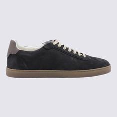 26FW 브루넬로 쿠치넬리 스웨이드 스니커즈 MZUMGLJ336 CLV06 BLACK DOM 썸네일 2