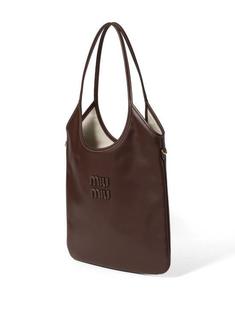 26FW 미우미우 아이비 레더 백 5BG231 2CRW F0NBL BROWN DOM 썸네일 2