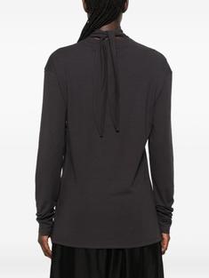 26FW 르메르 긴팔 티셔츠 TS0049 LJ1025 006 BASALT DOM 썸네일 4