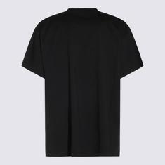 26FW 발렌시아가 레이디 인 쉐이드 오버사이즈 코튼 티셔츠 850345 TUVO5 1000 BLACK DOM 썸네일 2