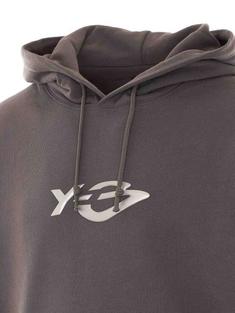 26FW 와이쓰리 후드 티셔츠 KZ0841 GREYFIVE DOM 썸네일 3