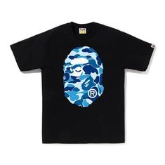 베이프 반팔 티셔츠 002TEM301003BK9 BLACK BLUE DOM 썸네일 1