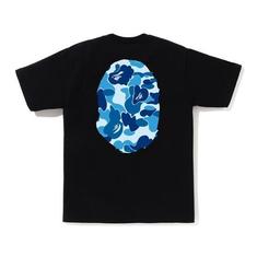 베이프 반팔 티셔츠 002TEM301003BK9 BLACK BLUE DOM 썸네일 2