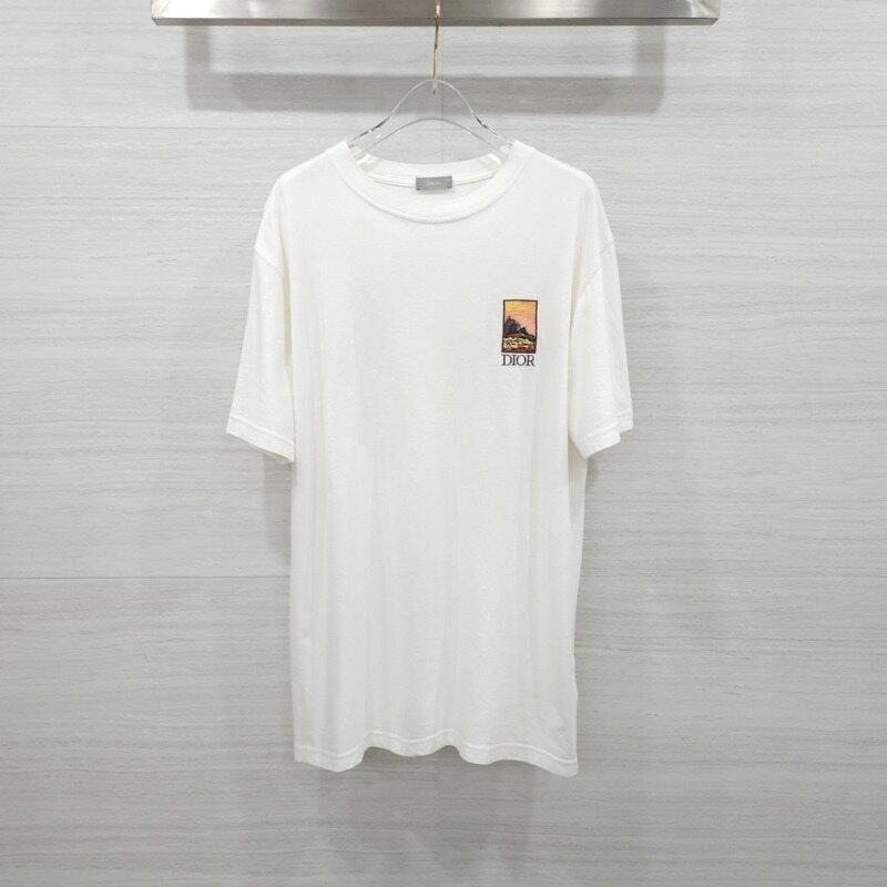 [럭스유] S / 디올 X 잭 케루악 D로고 한정판 반팔 티셔츠 293J696D0753 - Christian Dior