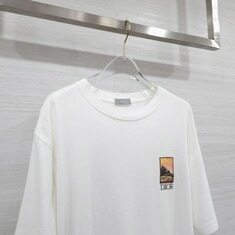 [럭스유] S / 디올 X 잭 케루악 D로고 한정판 반팔 티셔츠 293J696D0753 썸네일 2