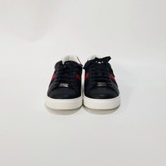 구찌 에이스 스니커즈 스퀘어 웹 블랙 레더 757892 8+ 썸네일 1