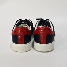 구찌 에이스 스니커즈 스퀘어 웹 블랙 레더 757892 8+ 썸네일 5
