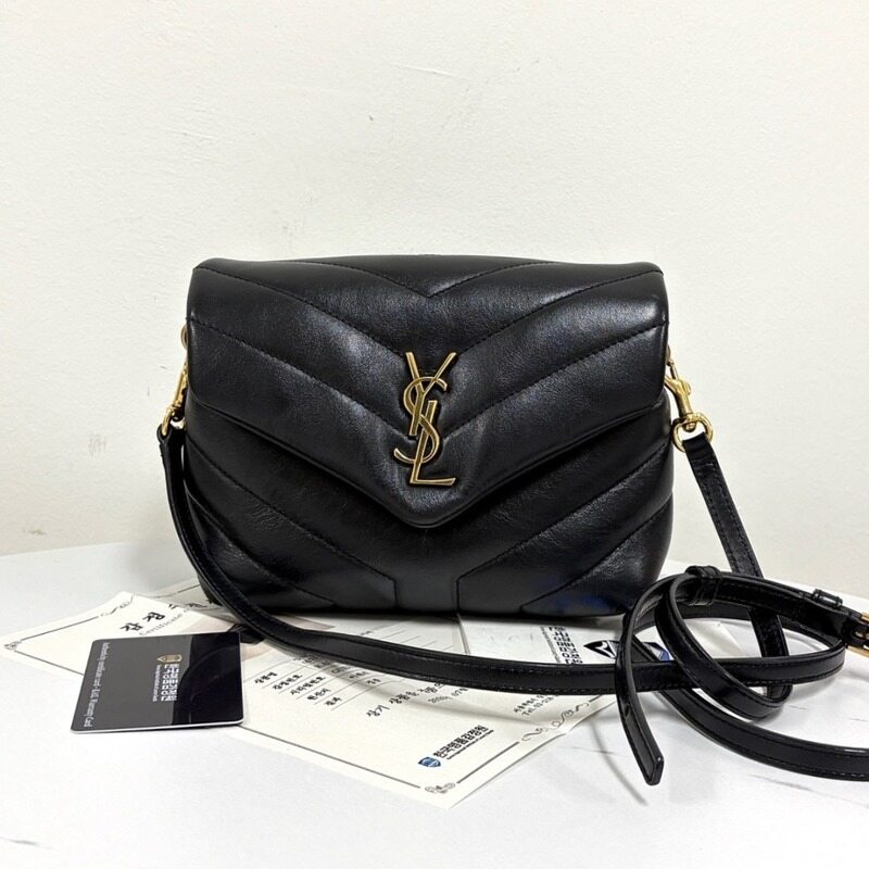생로랑 모노그램 루루 토이백 블랙 (678401) - Saint Laurent
