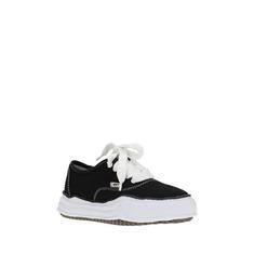 [국내배송] 메종미하라야스히로 웨인 OG 솔 레더 로우 스니커즈 블랙 A02FW704 BLACK 썸네일 1