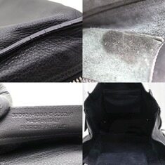 Balenciaga(발렌시아가) 370926 블랙 카프스킨 스몰 파피에르 A6 짚 어라운드 2WAY 썸네일 4
