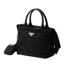 [비엔비명품관] PRADA 프라다 여성 스몰 패딩 리나일론 토트백 썸네일 1