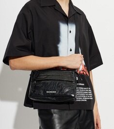 [비엔비명품관] BALENCIAGA 발렌시아가 남성 익스플로러 더블 파우치 메신저백 크로스백 썸네일 4