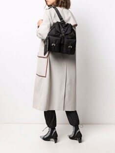 26FW 프라다 리나일론 미디움 백팩 블랙 1BZ811 RV44 F0002 썸네일 1