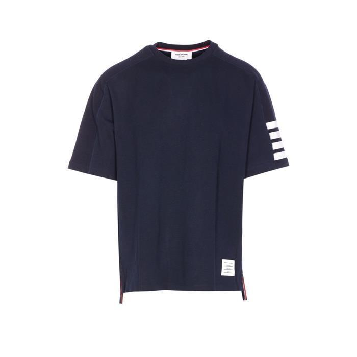 [국내배송] 톰브라운 클래식 4바 반팔 티셔츠 그레이 MJS246A 07323 - Thom Browne