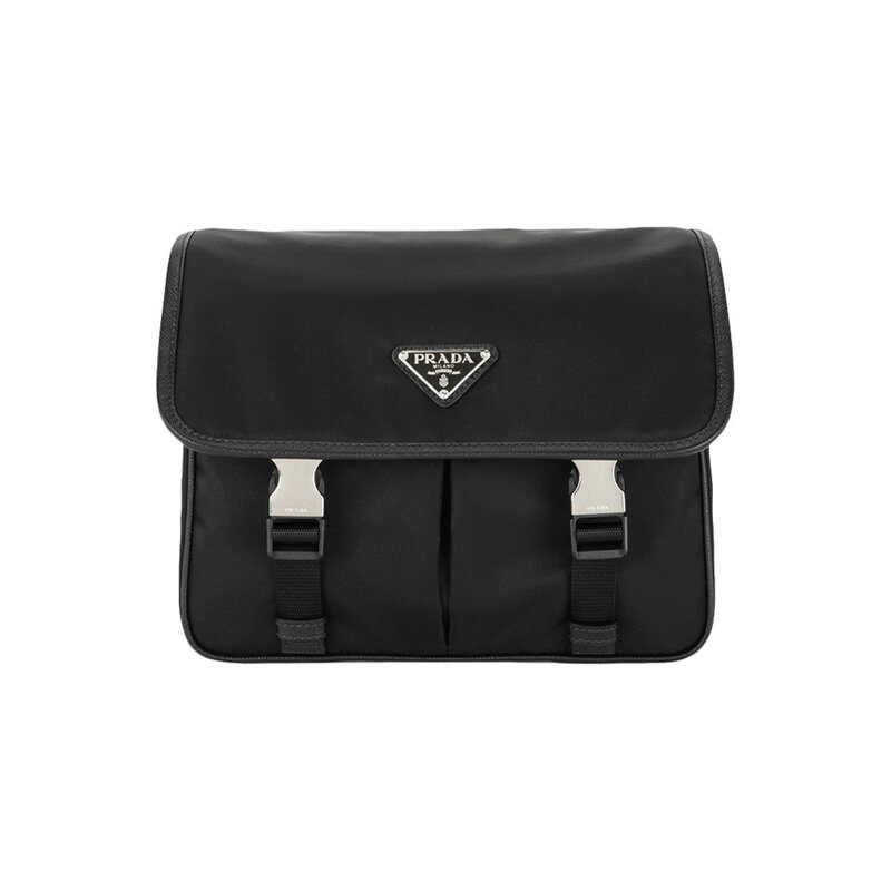 26FW 삼각로고 포코노 플랩 숄더/크로스백 블랙 2VD769 2DMH F0002 - Prada