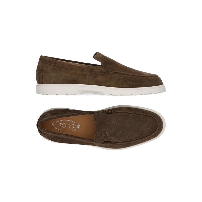 26FW 페블탭 스웨이드 로퍼 브라운 XXM59K00040 RE0 S818 - Tods