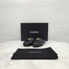 [럭스유] 37 / 샤넬 CC로고 레더 뮬 블로퍼 G36344 썸네일 6