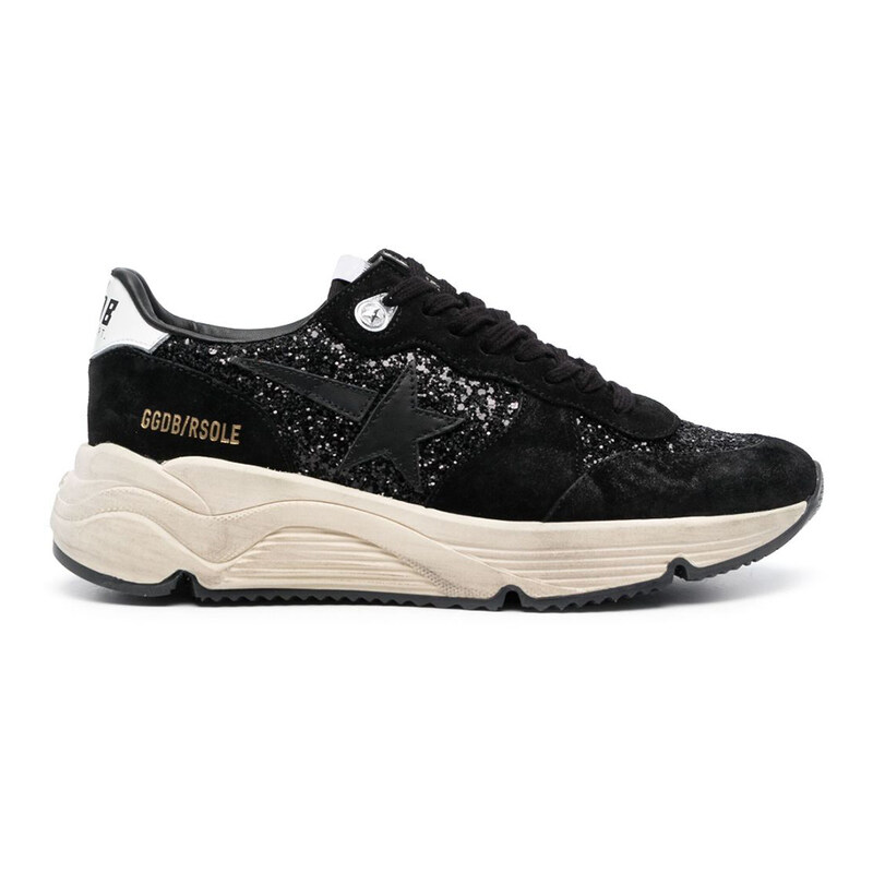 골든구스 러닝솔 스니커즈 블랙 GWF00215 F004741 80203 - Golden Goose