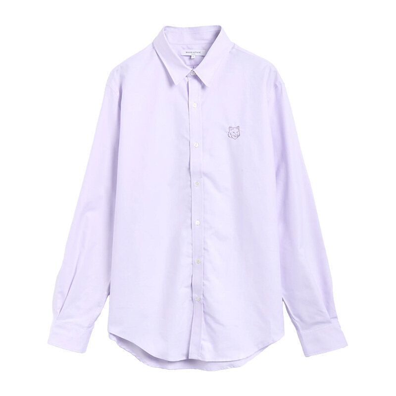 메종키츠네 컨투어 폭스 헤드 셔츠 MM00405WC5012 0173 - Maison Kitsune
