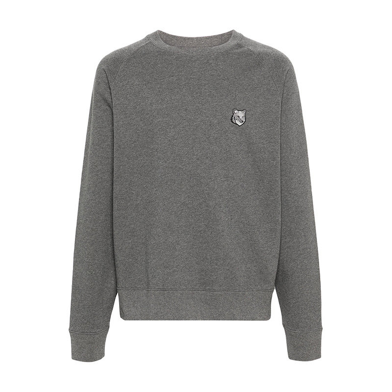 메종키츠네 볼드 폭스 헤드 맨투맨 그레이 MM00304KM0001 H170 - Maison Kitsune