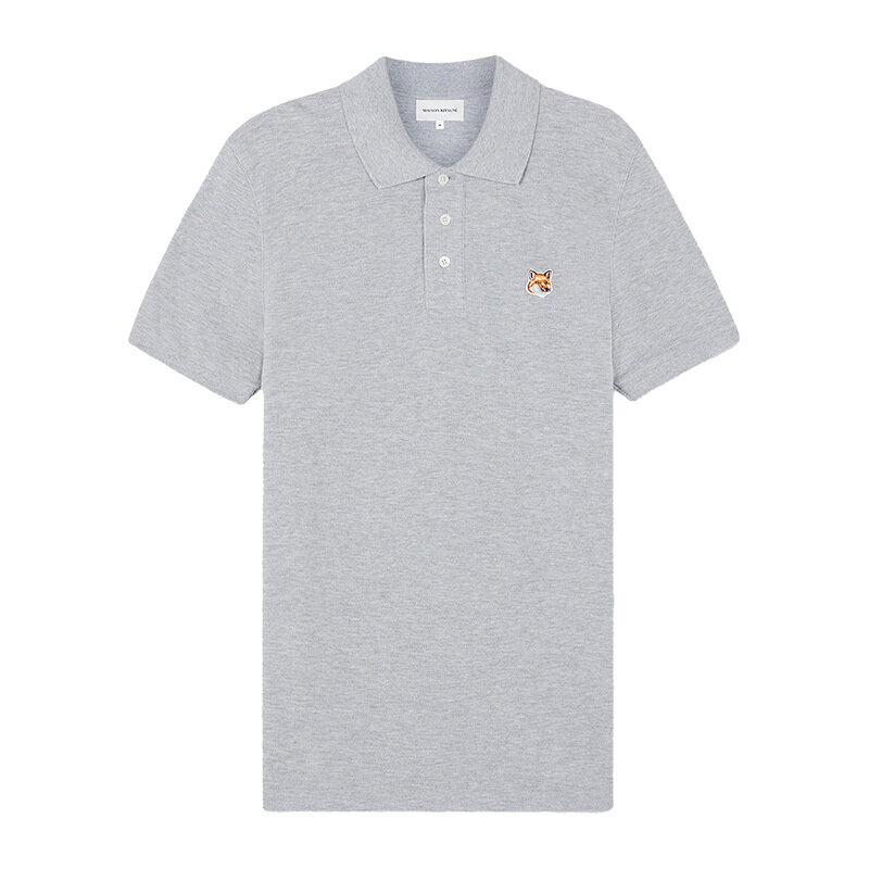 메종키츠네 폭스 헤드 반팔 폴로 셔츠 LM00208KJ7002 H120 - Maison Kitsune