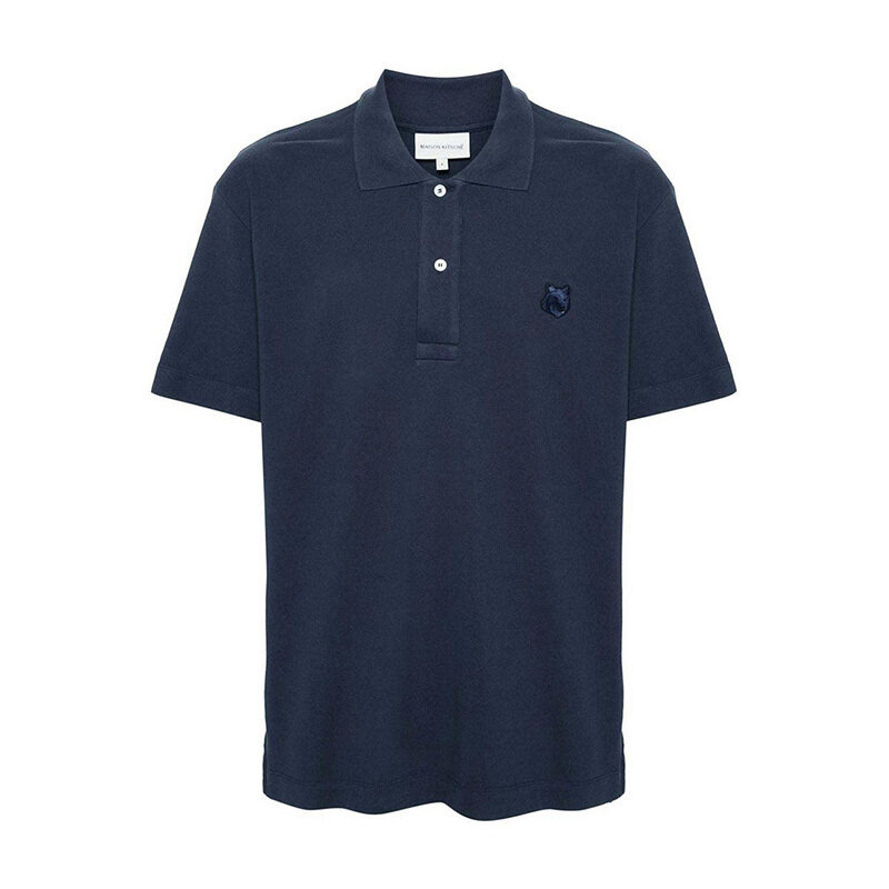 메종키츠네 볼드 폭스 헤드 폴로 셔츠 MM00210KJ7010 P476 - Maison Kitsune