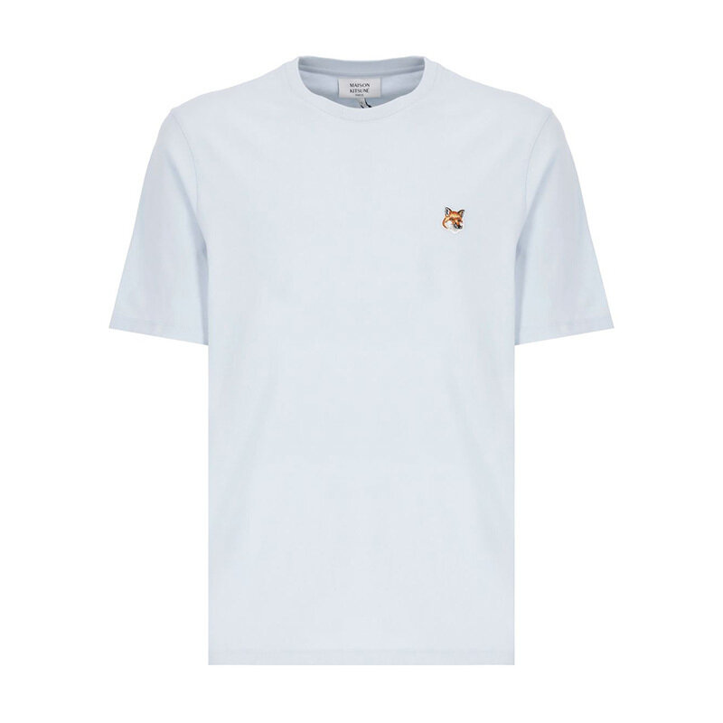 메종키츠네 폭스 헤드 반팔 티셔츠 LM00104KJ0008 0072 - Maison Kitsune
